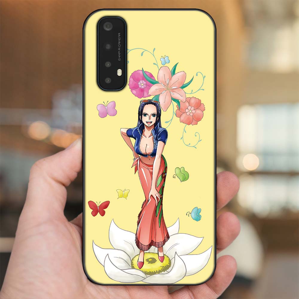 Ốp lưng Realme 7 viền đen in hình Nico Robin One Piece Đảo Hải Tặc