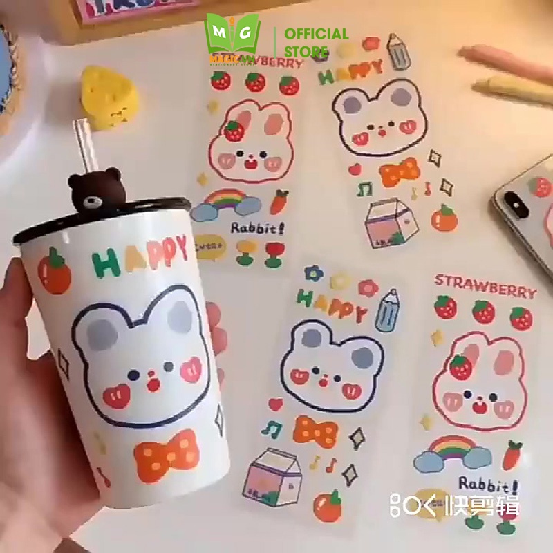Sticker Hình Dán Cute Trang Trí Sổ MAGIC Nhãn Dán Mũ Bảo Hiểm, Điện Thoại, Máy Tính, Laptop, Bình Nước Dễ Thương S1