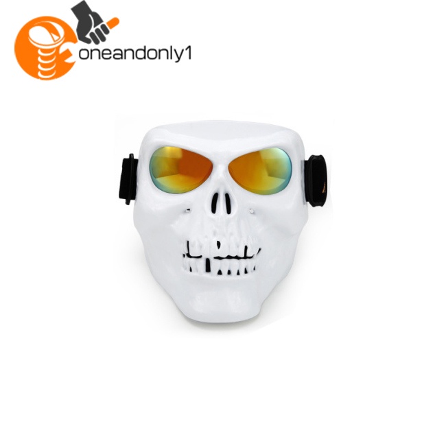 [COD] Kính Bảo Vệ Mắt Hình Đầu Lâu Độc Đáo Cho Người Đi Xe Máy Địa Hình