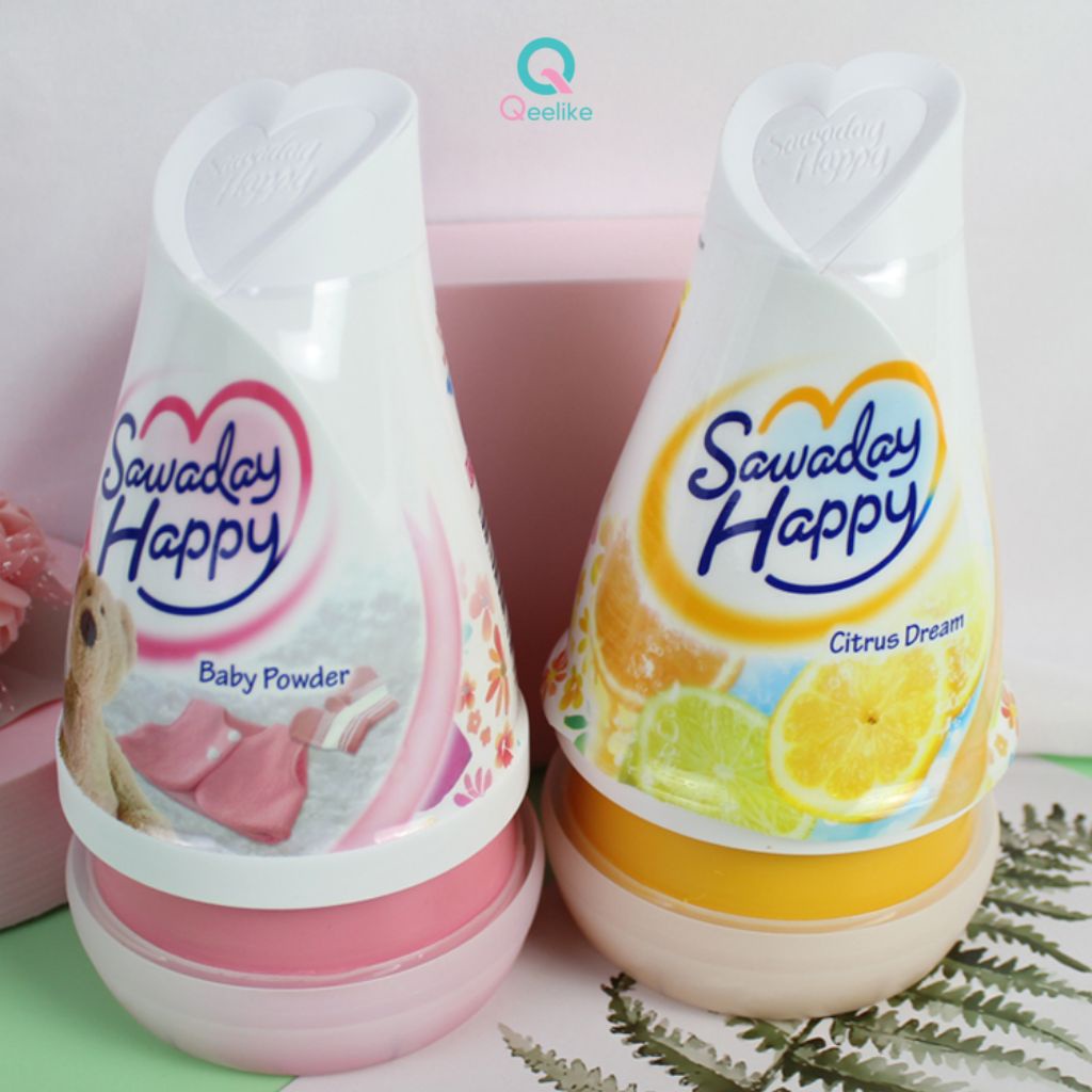 Sáp thơm phòng ngủ, thơm tủ quần áo Sawaday Happy Nhật Bản, khử mùi nhà vệ sinh hương thơm dịu nhẹ và bền lâu