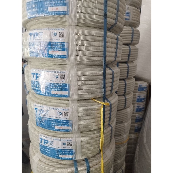 cuộn 50m phi 20 ống ruột gà luồn dây điện