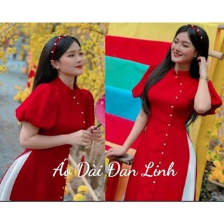 (A511)Áo dài cách tân , áo dài tết mẫu mới 2024 - Áo Dài Đan Linh