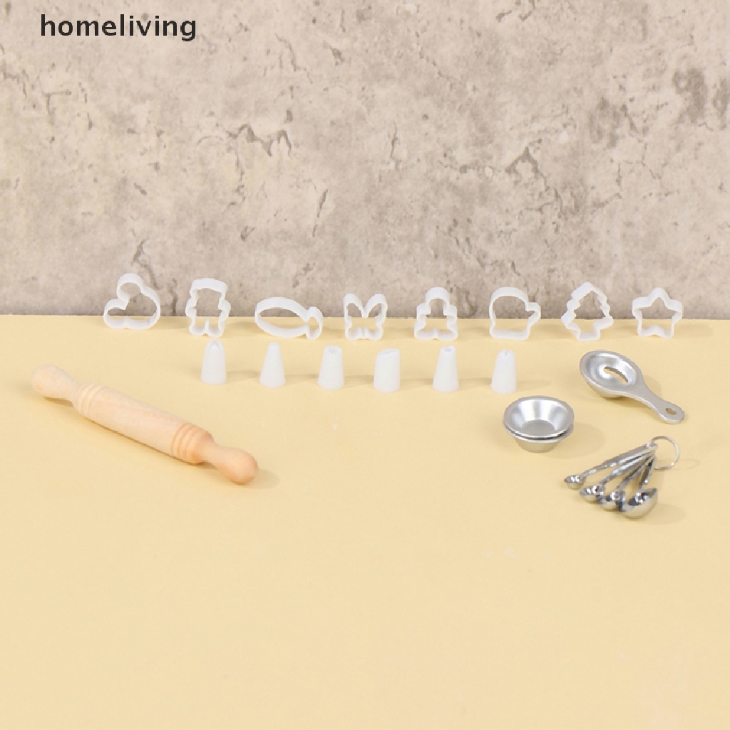 Muỗng Đo Lường Làm Bánh Tỉ Lệ 1: 12 Cho Nhà Búp Bê