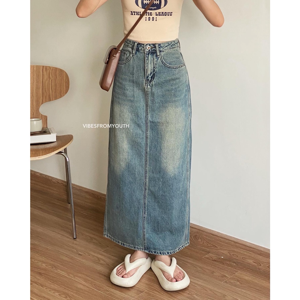 CHÂN VÁY JEAN DÀI_CV599