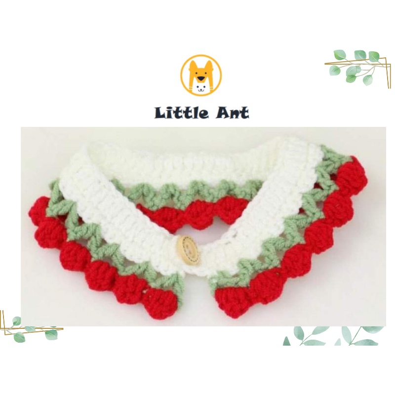 Yếm cho chó mèo handmade hoa tuylip