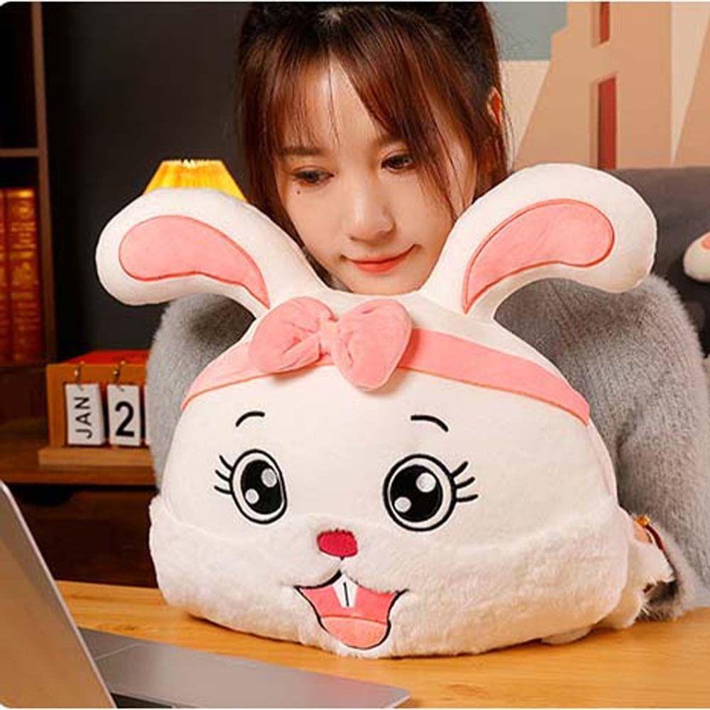 Thỏ Nhồi Bông Giữ Ấm Tay Mềm Mại Trang Trí Nhà Cửa