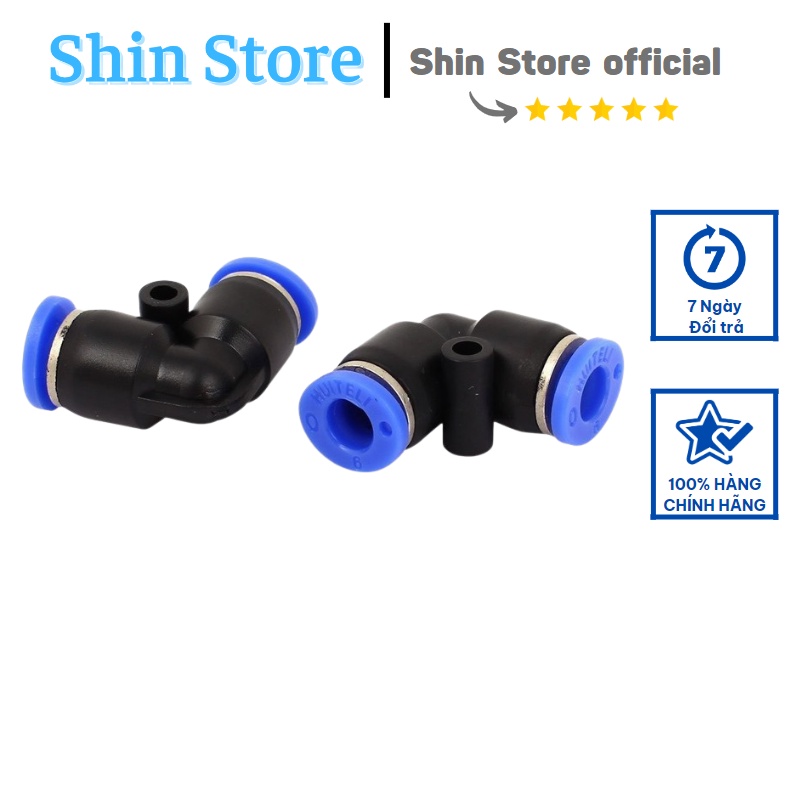 Nối dây nhựa hơi-nước co góc 6-8-10-12 -SHINSTORE