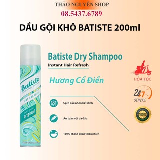 Dầu gội khô Batiste Dry Shampoo Original 200ml