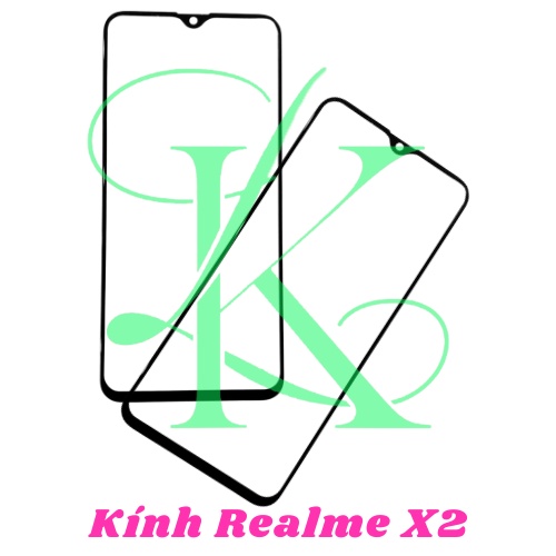 Mặt kính Realme X2 ( realme x2 kính ép trên màn hình )