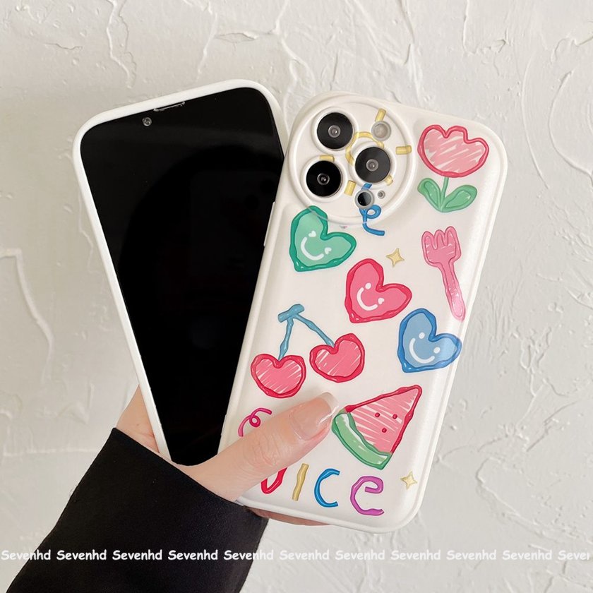 Ốp Điện Thoại Dẻo Họa Tiết Hoạt Hình Đôi Mắt To Dễ Thương Cho iPhone 14 13 12 11Promax X XR Xsmax 8 7 6 6Splus Se2020