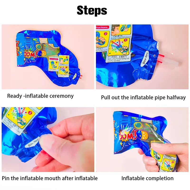 Bong Bóng Bơm Hơi Tạo Hình Pháo Hoa Độc Đáo