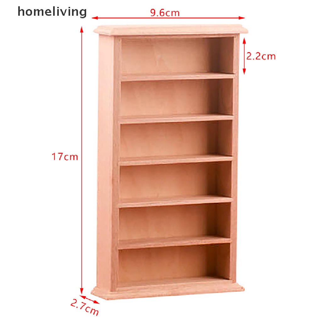 Mô Hình Kệ Sách 1: 12 Trang Trí Nhà Búp Bê