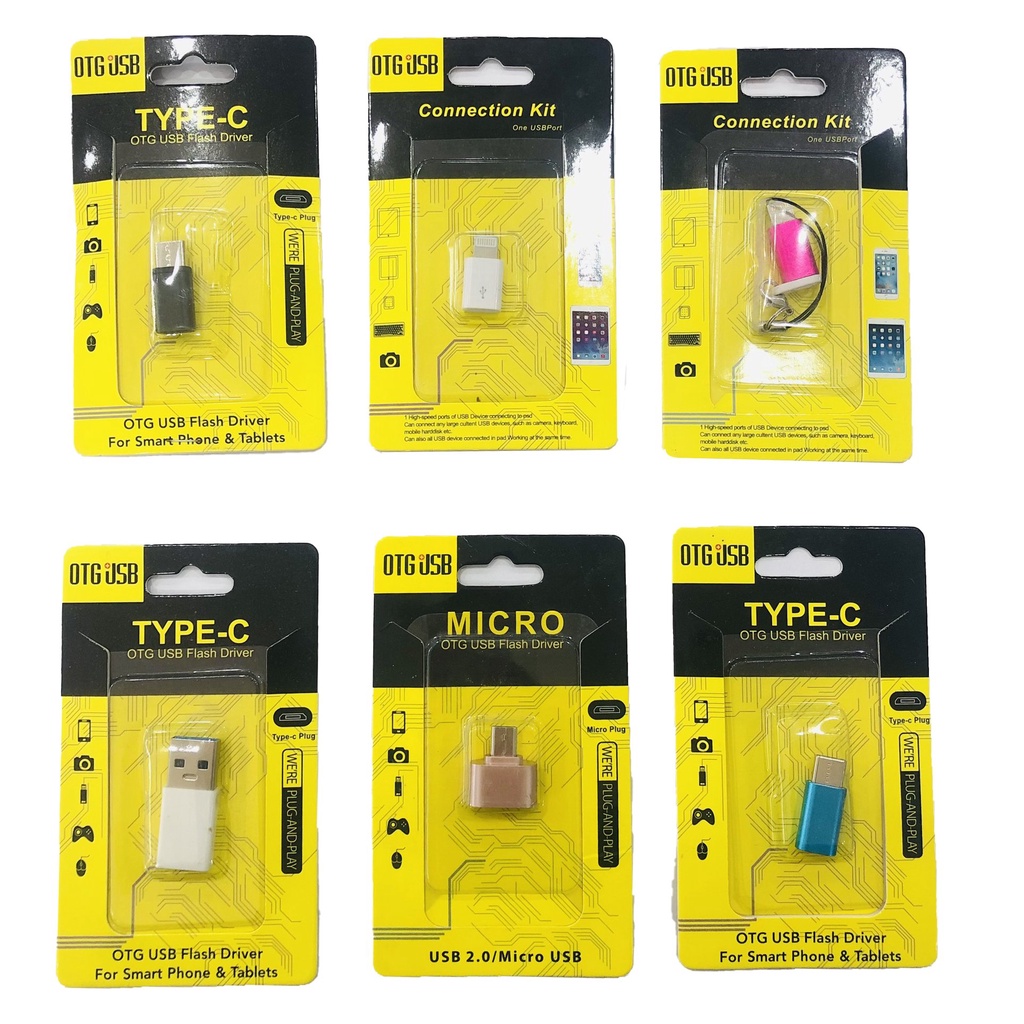 Cổng OTG chuyển đổi các loại Type C/Micro/USB