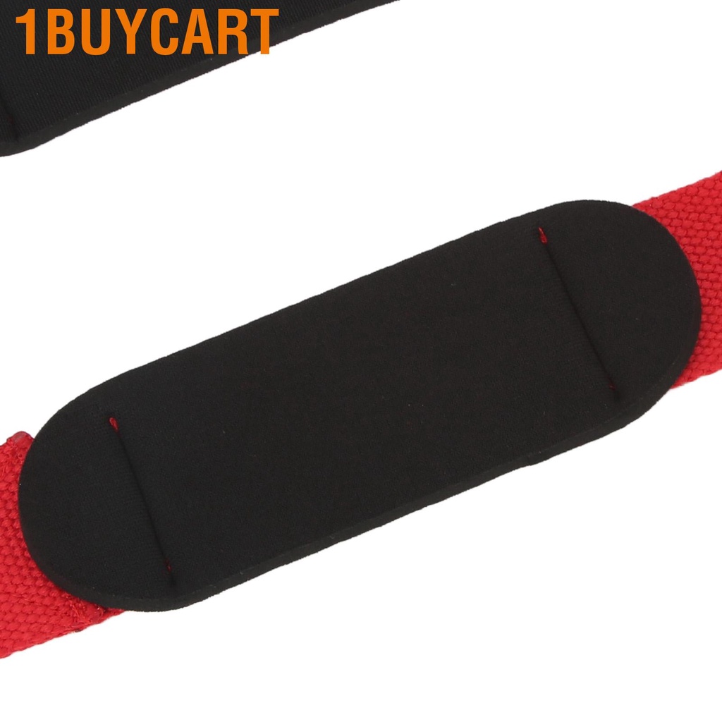 1buycart 1 Pair Lifting Straps for Weightlifting Powerlifting Bodybuilding Gym Workout Strength Training Deadlifts Fitness