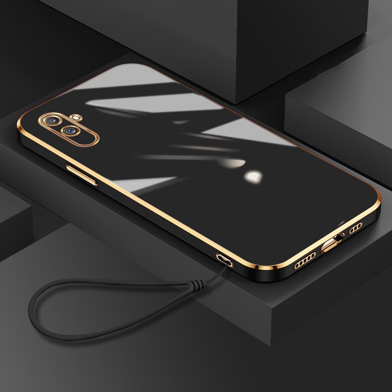 Ốp Điện Thoại gel silica Mạ Điện Cho oppo realme c3 c3i rmx2027 rmx2020 rmx2021