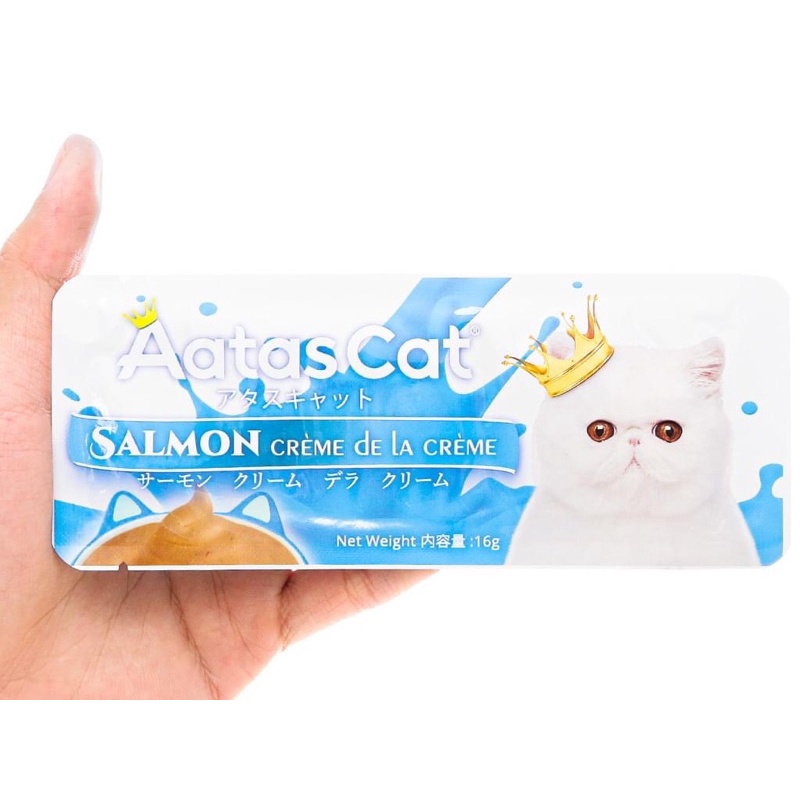 kem thưởng vị cá hồi Aatascat
