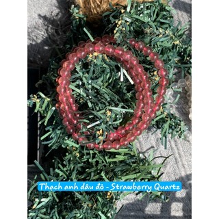 Vòng tay dâu hồng 5-6mm - 3 vòng quấn | cada decor