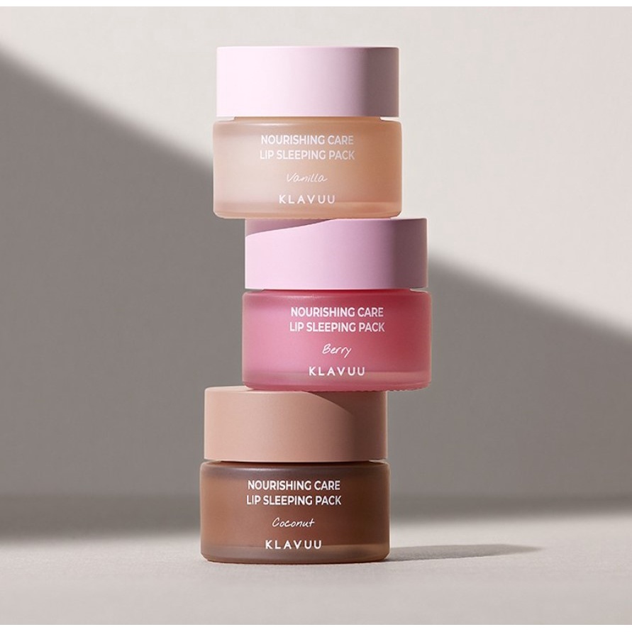Mặt nạ ngủ dưỡng hồng môi Klavuu Nourishing Care Lip Sleeping Pack 20g