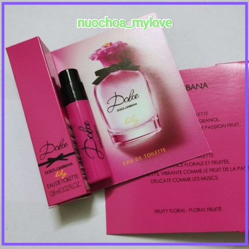 Vial nước hoa Dolce & Gabbana Dolce Lily EDT [0.8ml]
