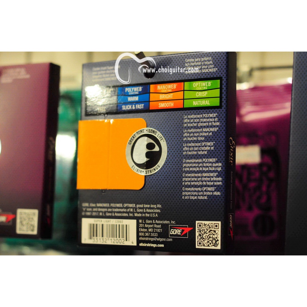 USA Elixir 16002 Nanoweb  - Dây Đàn Guitar Thùng