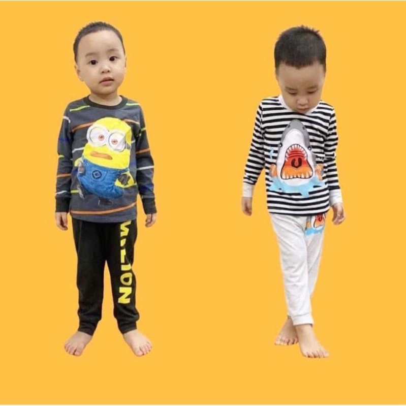 BỘ THUN DÀI TAY GAP BÉ TRAI