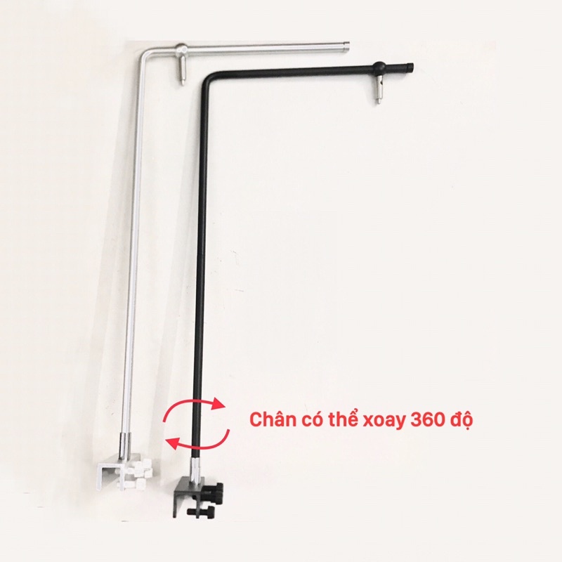 Giá treo đèn nhôm chân tròn