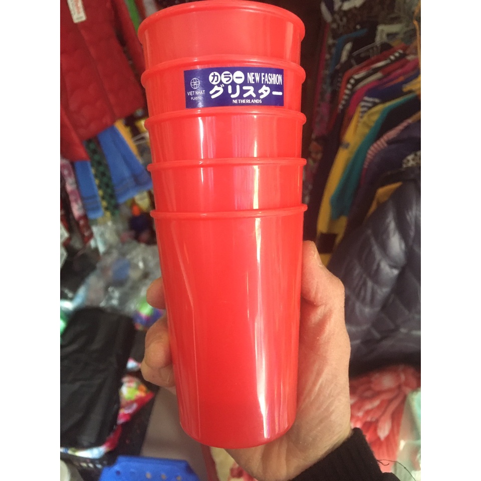 Cốc Tem Nhựa Uống Nước Trà Đá Việt Nhật 300ml 6213