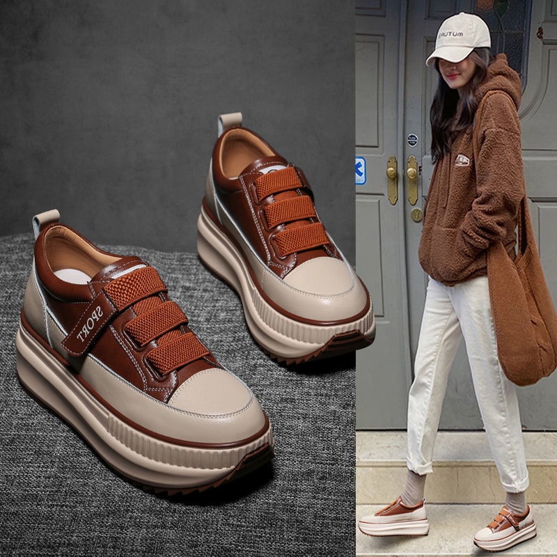 Giày Sneaker Đế Xuồng Thanh Lịch Cho Nữ