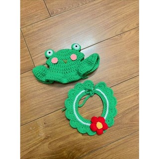 Mũ len và yếm len cho mèo (chat chọn mẫu)
