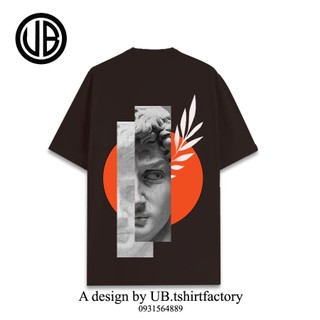 Áo thun unisex UB T Shirt DAVID01 form rộng tay lỡ dành cho nam nữ - UB11