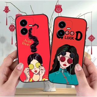 Ốp lưng Vivo Y22 / Y22S / Y77 5G / T1 5G / S15E bộ hình cố gái TẾT rồi mua thì mua không mua thì thôi