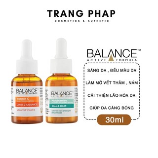 Serum sáng da, mờ thâm balance vitamin c, niacinamide 30ml