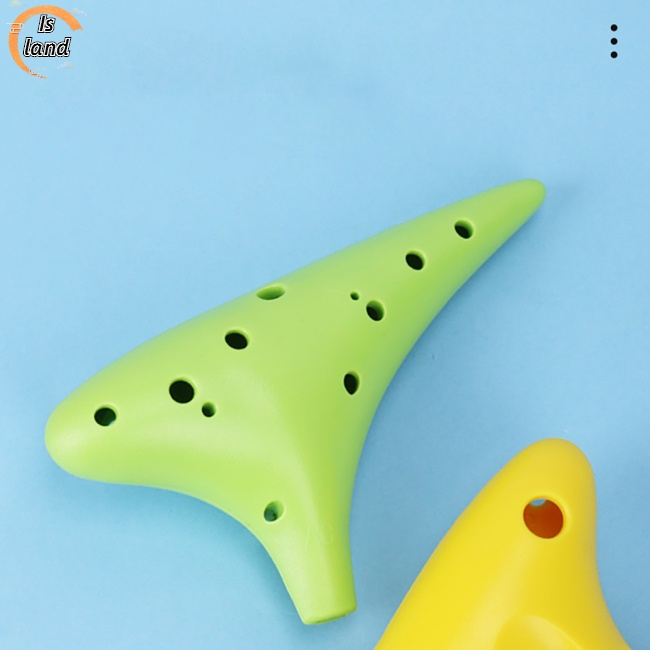 Sáo Ocarina Nhựa 12 Lỗ Dành Cho Người Mới Bắt Đầu