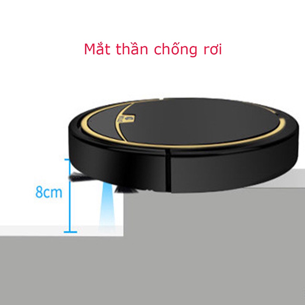 Robot Hút Bụi Lau Nhà RS600, Máy Hút Bụi. Điều Khiển Qua App điện thoại, lực hút mạnh, chống rơi, hoạt động sơ đồ | BigBuy360 - bigbuy360.vn