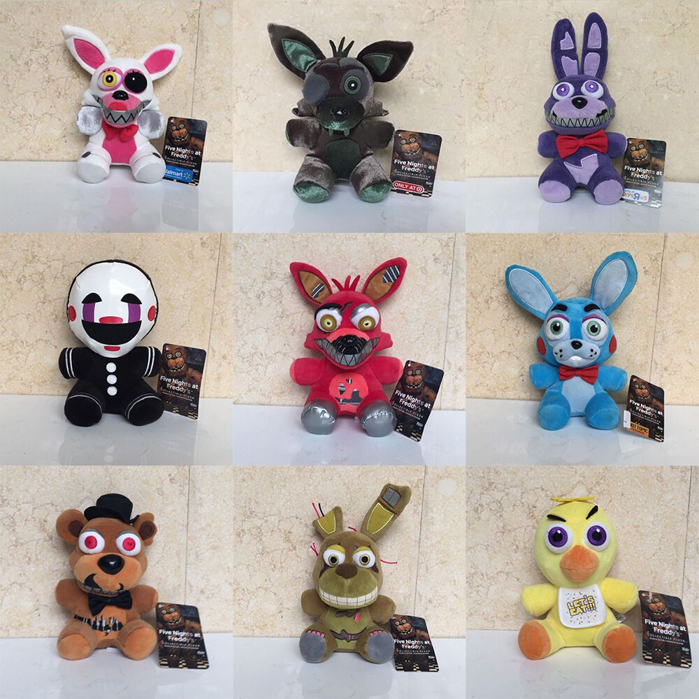 Thú Nhồi Bông Hình Chú Cáo Hoạt Hình five night at freddy fnaf Kích Thước 18Cm