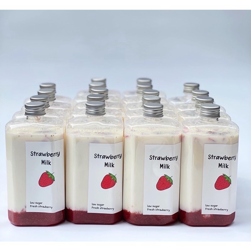 Chai nhựa 100ml 250ml 330ml nắp nhôm