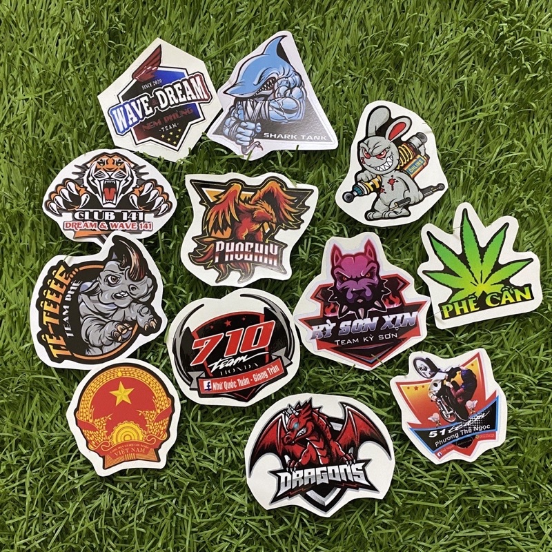 Mẫu Tem Cá Hot Hit Cho Wave 110cc-Ảnh Thật