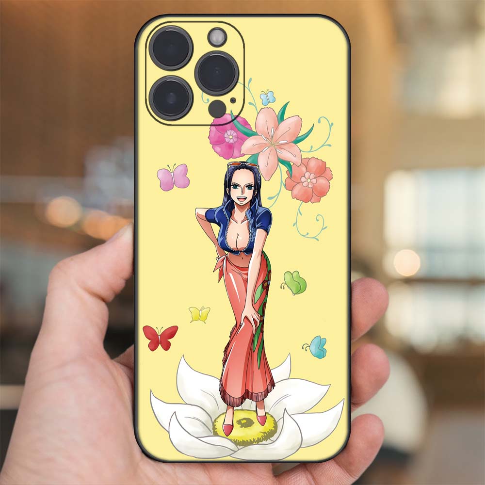 Ốp lưng iPhone 14 Pro Max dẻo đen cạnh vuông in hình Nico Robin One Piece Đảo Hải Tặc