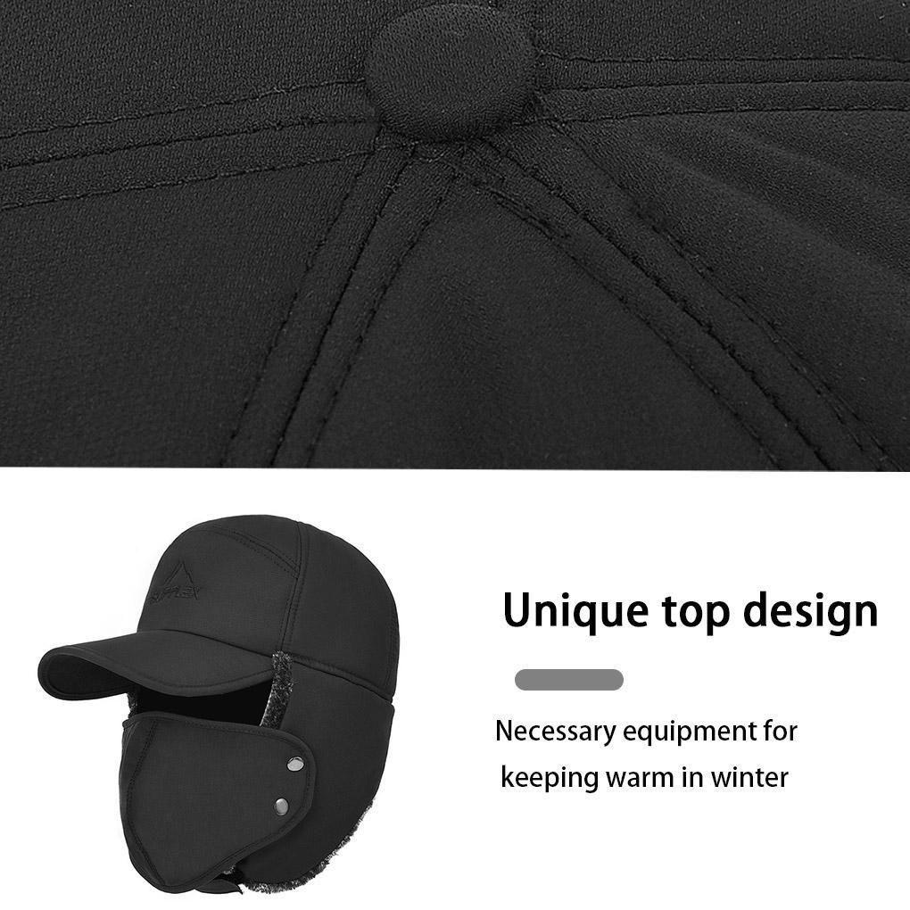 Mũ Trùm Mặt &amp; Mặt Nạ Che Tai Giữ Ấm Mùa Đông Cho Nam