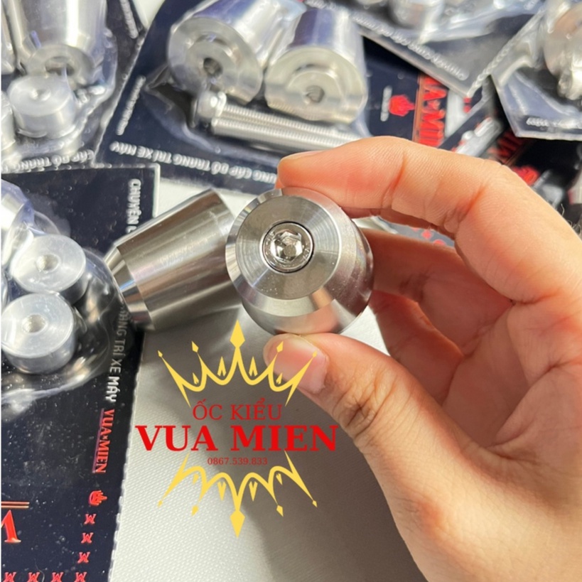 Gù tay lái mẫu SH350i inox 304 sáng bóng đằm tay lái