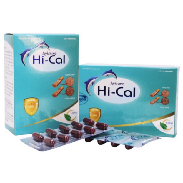 Combo Sắt hữu cơ Avisure Safoli Hộp 30 viên + Canxi tự nhiên Avisure Hical Hộp 60 viên - cho phụ nữ mang thai và chCombo