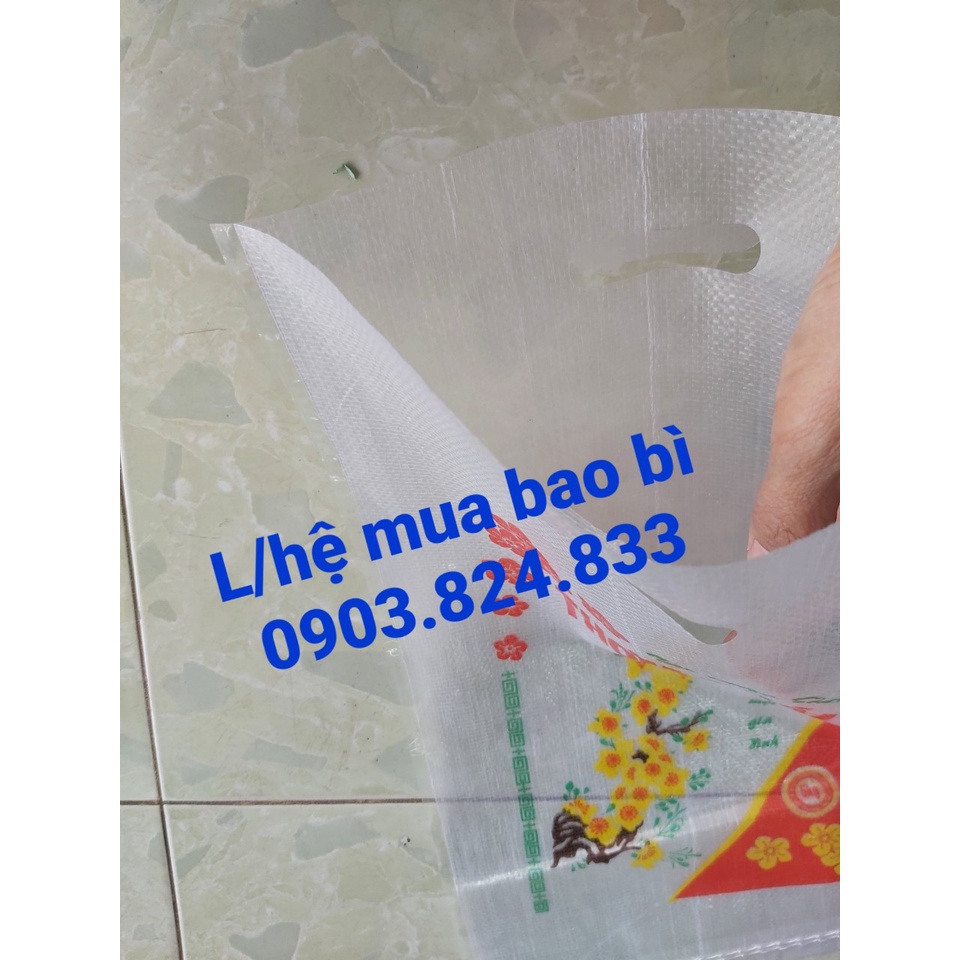 Túi đựng gạo thơm thái lan bao trong suốt  combo 50 cái