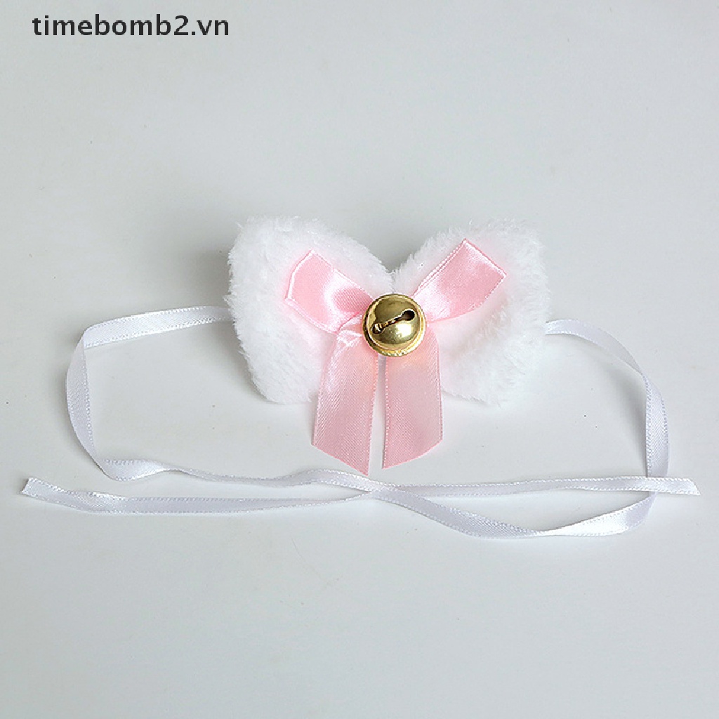 Bộ Vòng Đeo Cổ + Vòng Tay + Băng Đô Tai Mèo + Nơ Ren Hóa Trang Lolita Thời Trang Mới {NEW} Lolita Cho Bé Gái