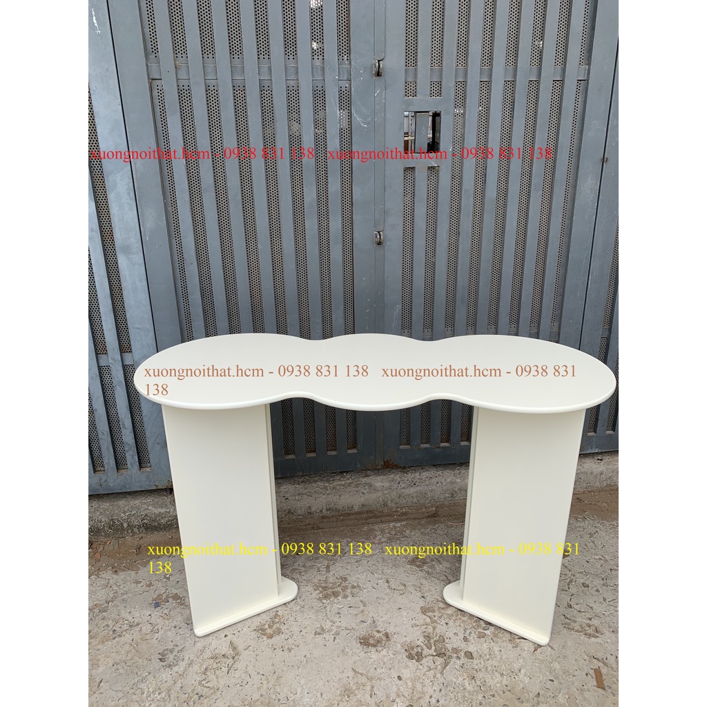 *ảnh thật* bàn decor, làm việc gỗ MDF sơn #xuongnoithat.hcm