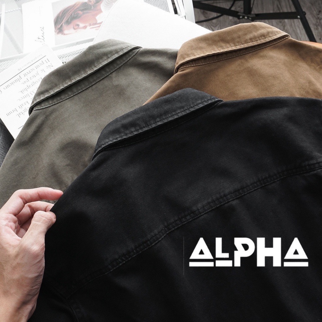 Sơ mi nam kaki 2 túi GEN ALPHA , chất vải kaki dày dặn, form slimfit thoáng mát GEN094