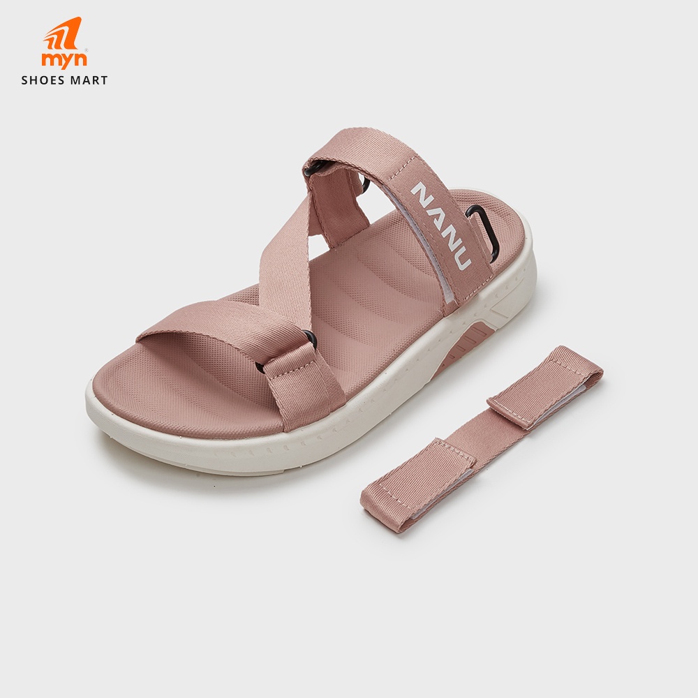 Giày sandal Nanu 08 Nữ Quai chéo tháo rời quai hậu, bảo hành 1 đổi 1 90 ngày