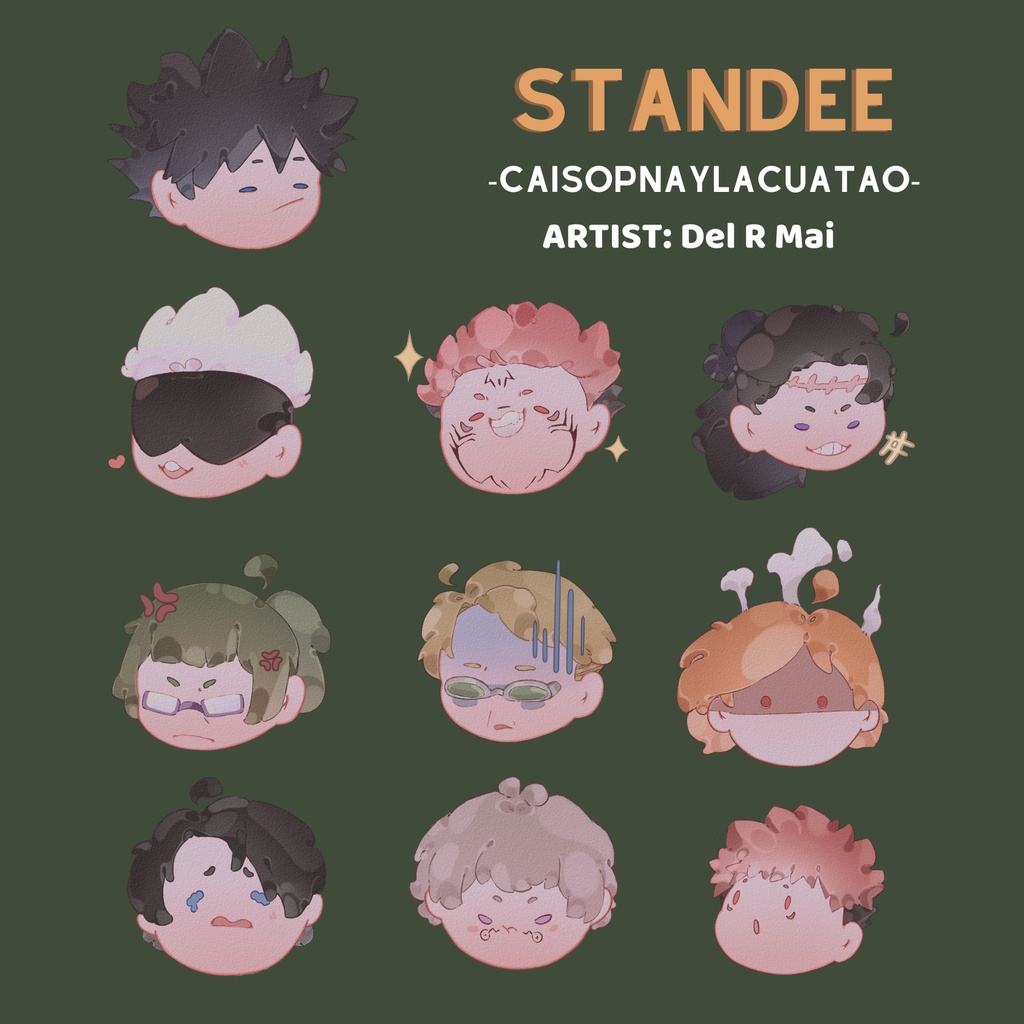 STANDEE, KEYCHAIN JUJUTSU KAISEN 5 CM