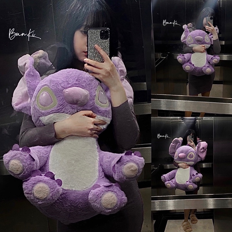 GẤU BÔNG STITCH TÍM 80CM CAO CẤP BUNKI