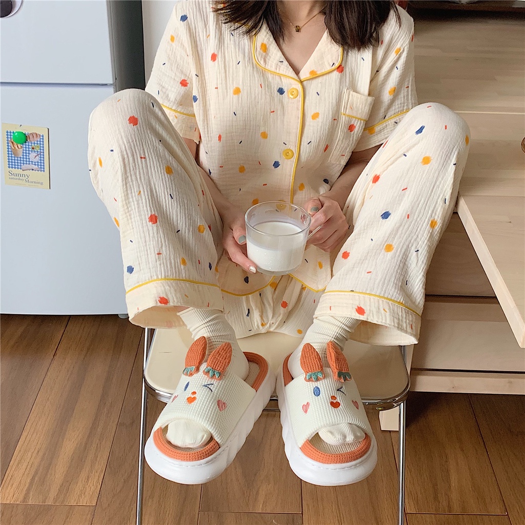 Dép bông - dép thỏ cà rốt đi trong nhà siêu mềm siêu êm  siêu ấm