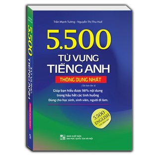 Sách - 5500 từ vựng tiếng Anh thông dụng nhất - Tái bản